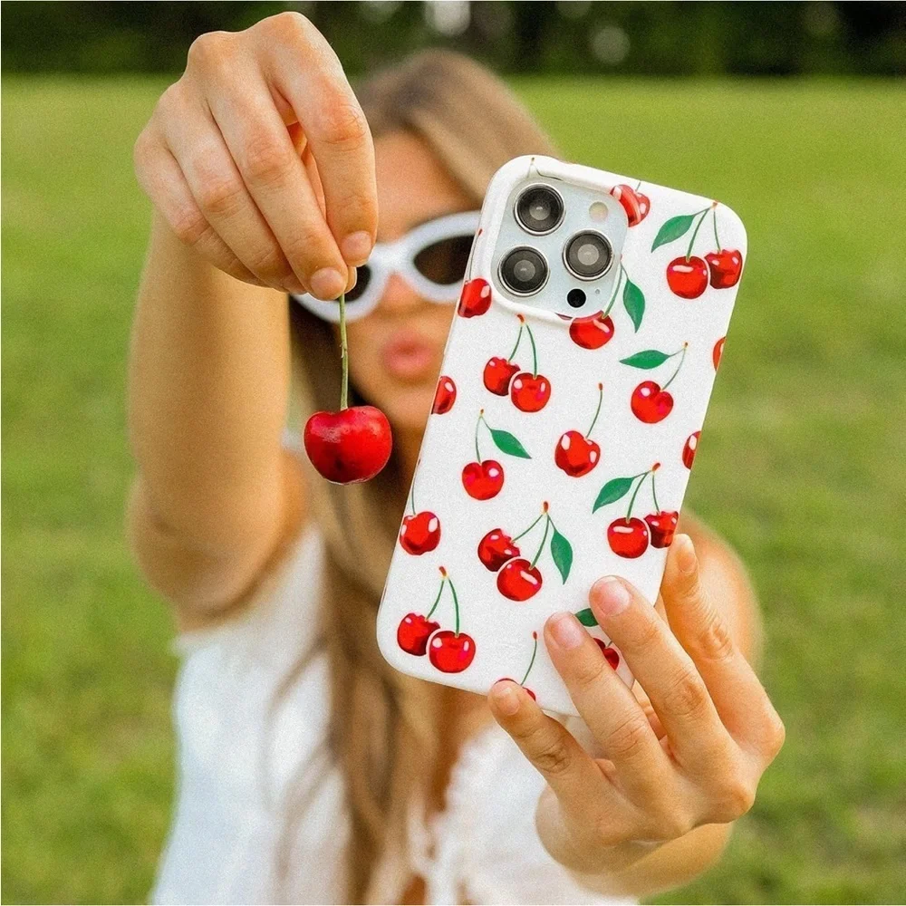 Velvet Caviar New Cherry iPhone 16 Pro Case NEW